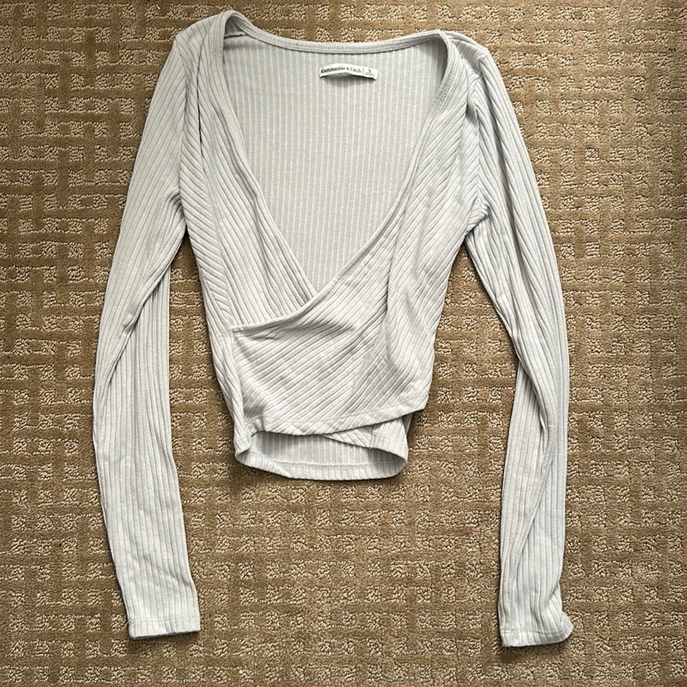 Abercrombie & Fitch Wrap Crop Top